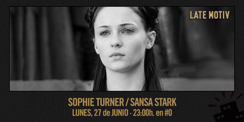 RT @LateMotivCero: @SophieT de los Stark de toda la vida, is coming. @davidbroncano con @_Queque_ y un presidente de consenso ¡POR FIN! htt…