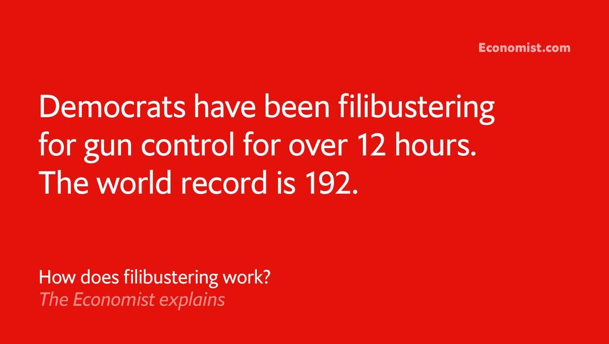 RT @TheEconomist: How does filibustering work? https://t.co/yOFIHMNlrb https://t.co/c57QBxNBjl