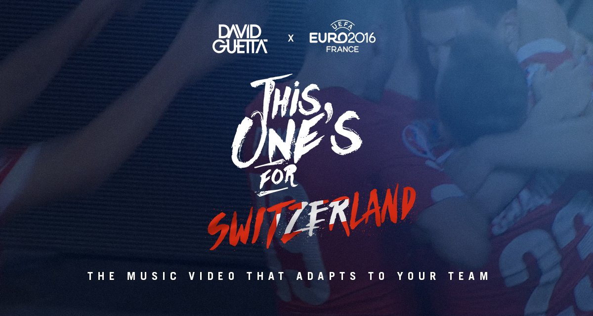 This One’s For You La Suisse !!! https://t.co/sdSZ7qXcJm @SFV_ASF #SUI #EURO2016 #DavidGuetta https://t.co/rKLU1z7tJk