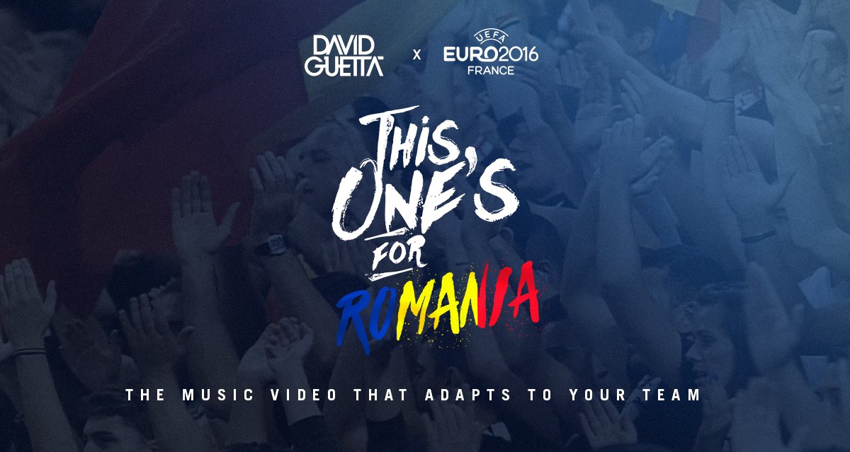 This One’s For You Romania !!! https://t.co/mfGtIVslfj @hai_romania #ROU  #EURO2016 #DavidGuetta https://t.co/Y5gOEYzeIc