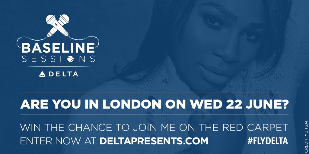 Are you in London on June 22? Win the chance to join me at @Delta #BaselineSessions here https://t.co/dhP2LnAeqL https://t.co/lDY0aYvBAI