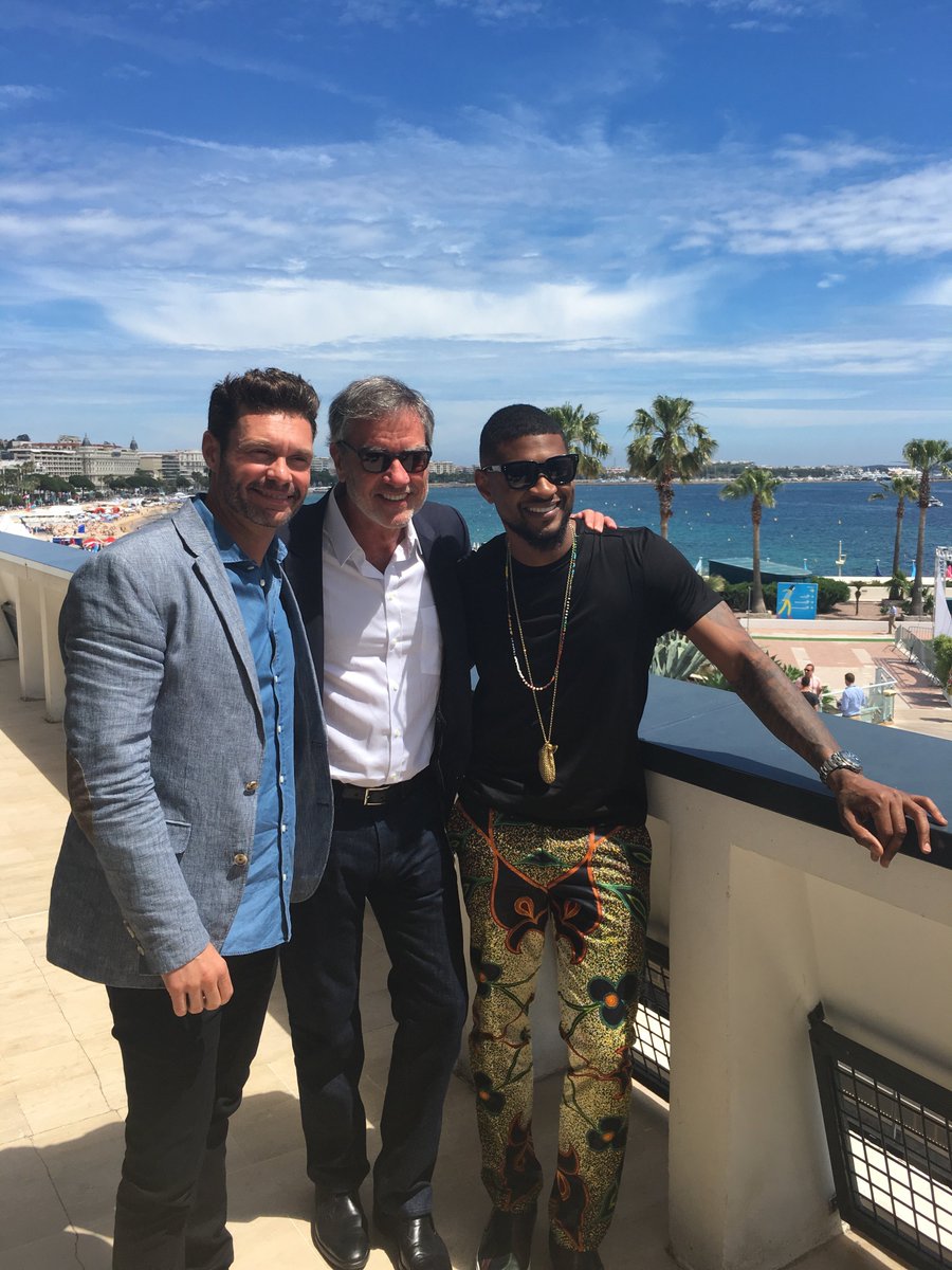 RT @RyanSeacrest: feeling that hustle & chutzpah today. @Usher thx for incredible chat,
time to go light up the universe #CannesLions https…