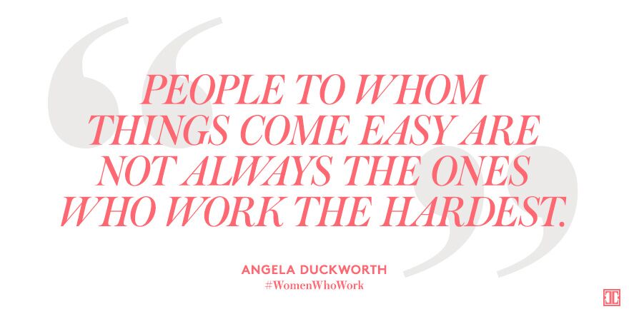 #WomenWhoWork: Hear from @angeladuckw, psychologist and author of instant-bestseller Grit: https://t.co/8BeAaEM0l5 https://t.co/7x9E2vOswD
