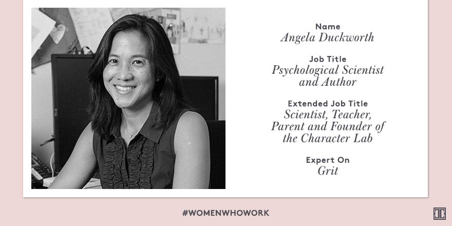 #WomenWhoWork: Hear from @angeladuckw, psychologist and author of instant-bestseller Grit: https://t.co/hnWiu3AvkE https://t.co/EFI9t1ZJQf