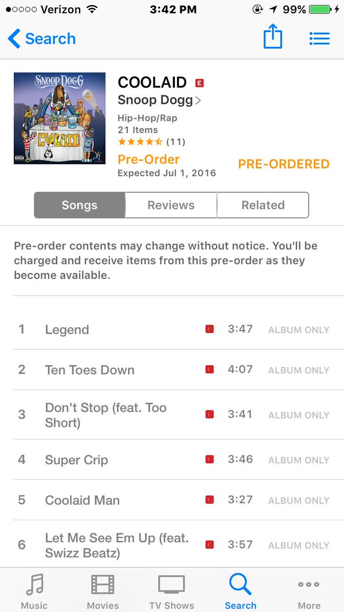 RT @_clipmywings: @SnoopDogg Preordered #COOLAID! https://t.co/e8fKxq49UD