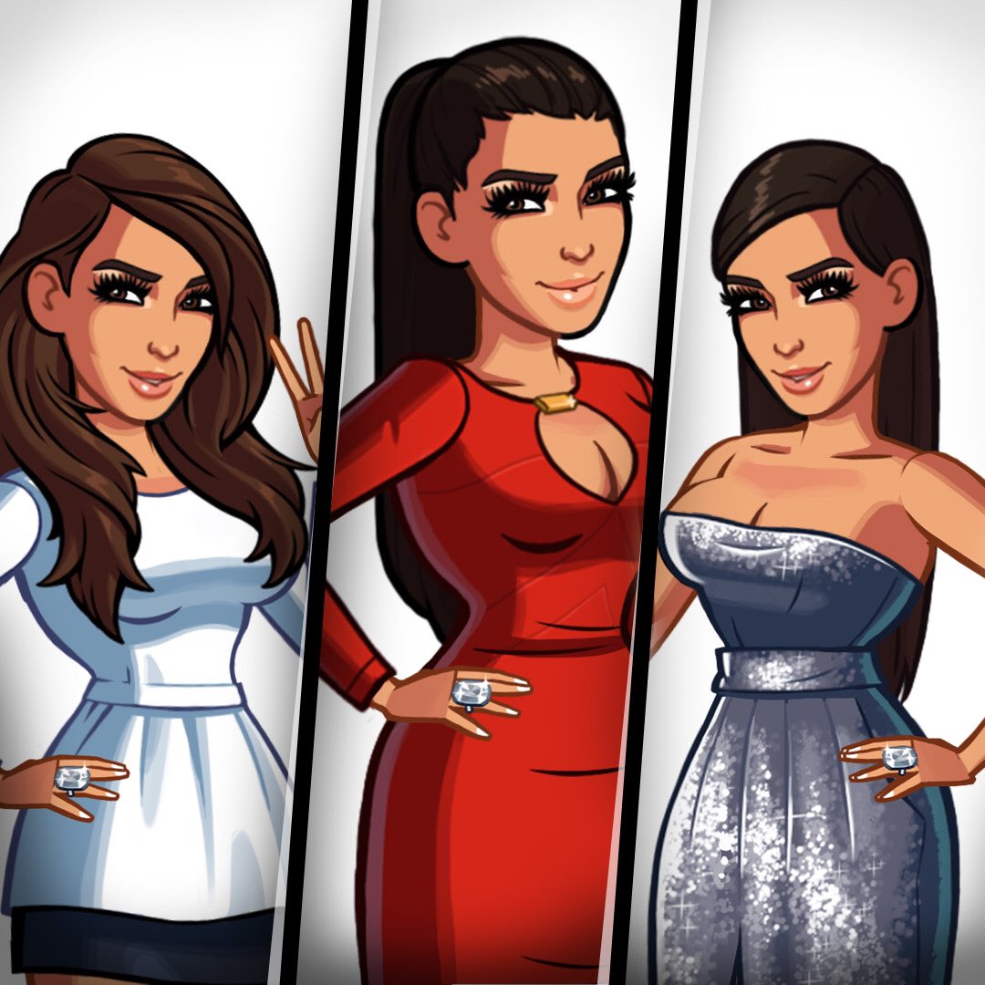 These were the very 1st looks we did for my character! Can't believe it's the 2 year anniversary! #KimKardashianGame https://t.co/HWHvJHtJxX