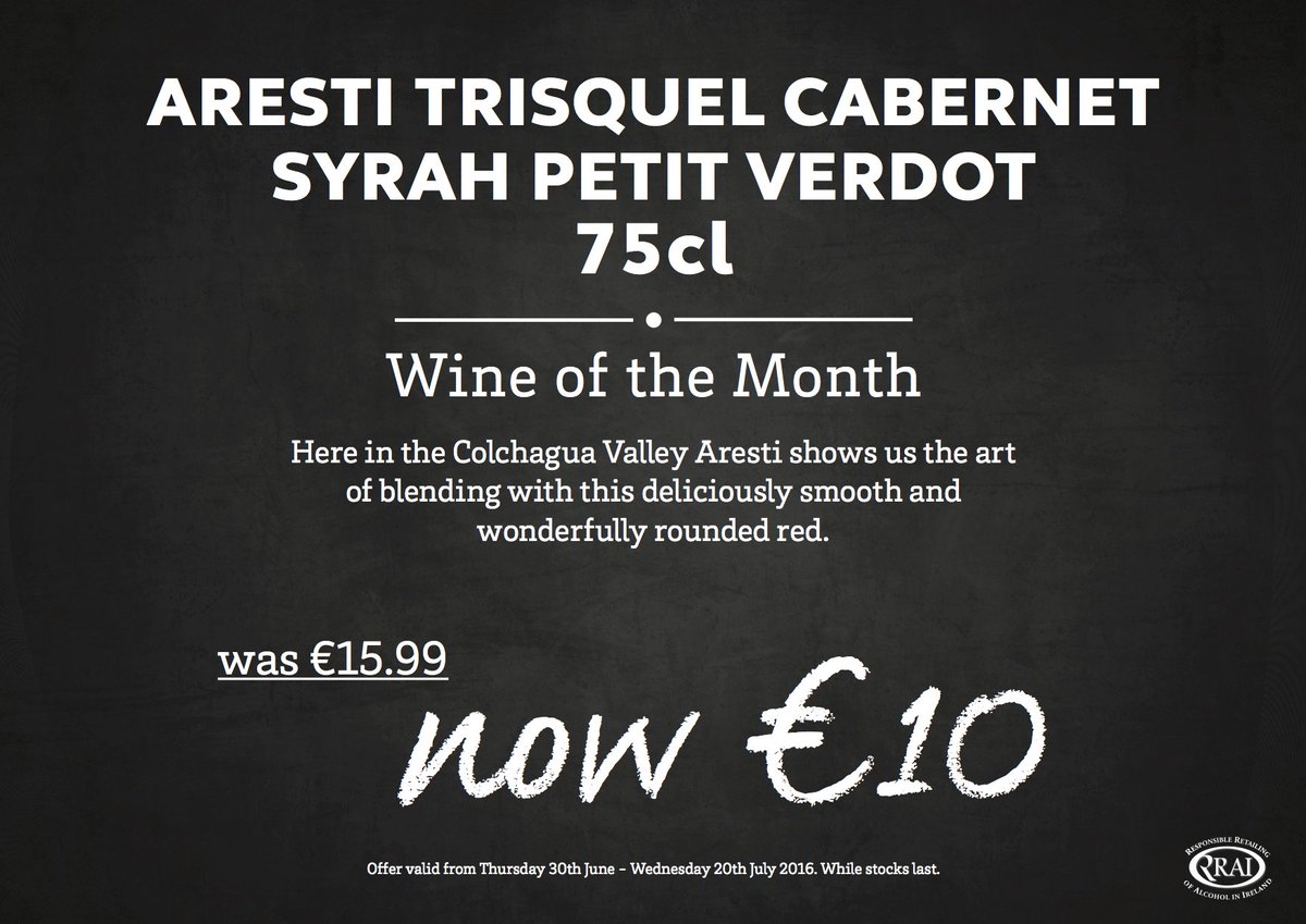 Have you tried our red Wine of the Month - it's a very smooth deal! https://t.co/7LFL6YS4oB