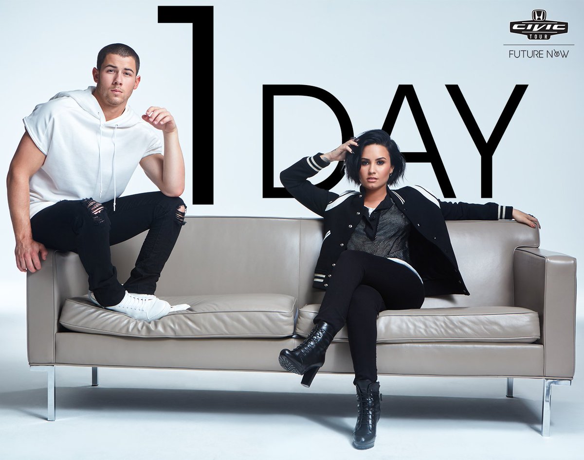RT @RocNation: 1 day before @PhilyMack's @DDLovato & @NickJonas kick off #FutureNowTour! Have your tix yet? https://t.co/lhPA7Wanzk https:/…