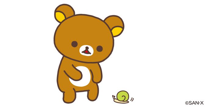 rilakkuma is like a snail, small, harmless, but fluffier.