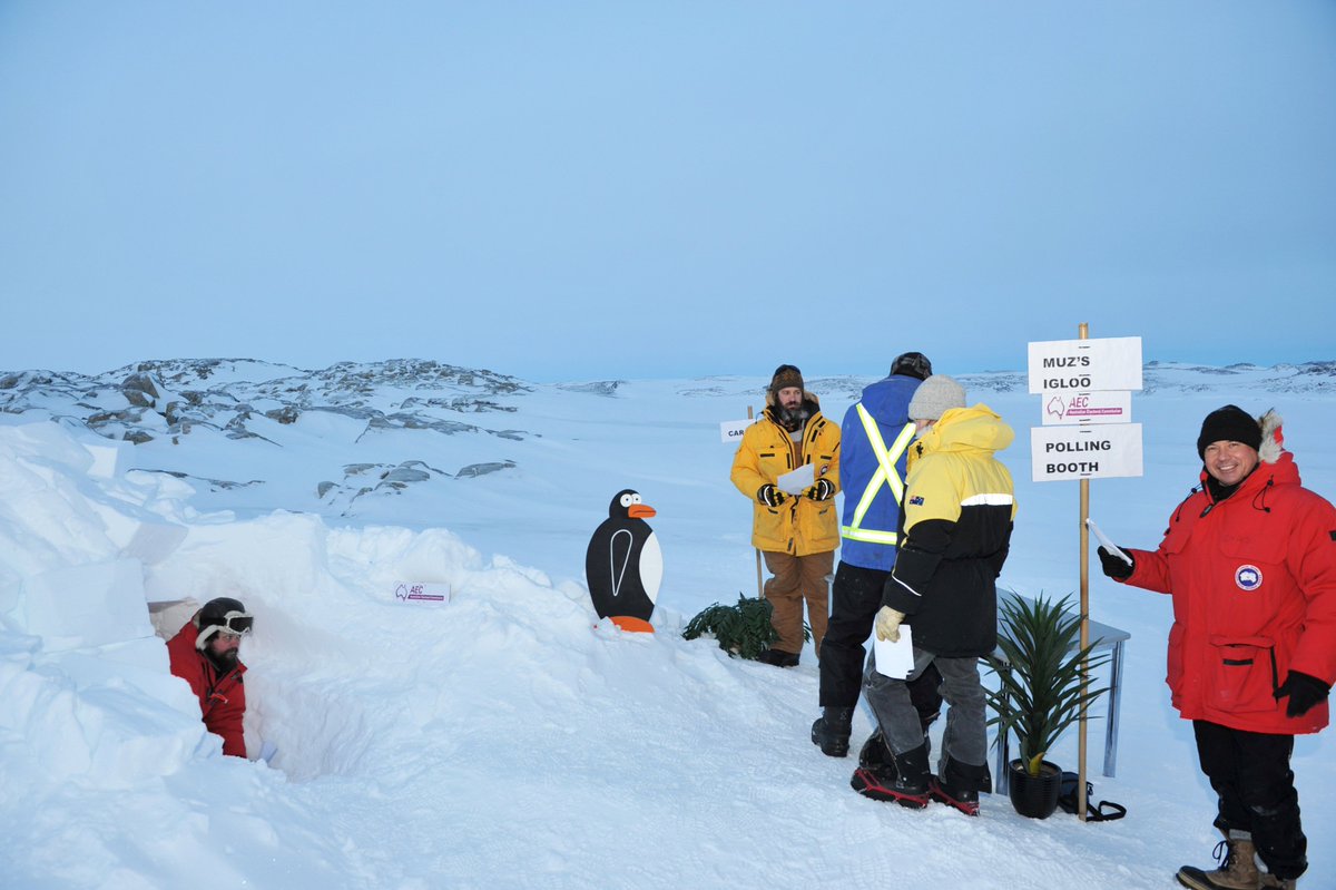 An igloo with a view: Australians go to the polls in Antarctica