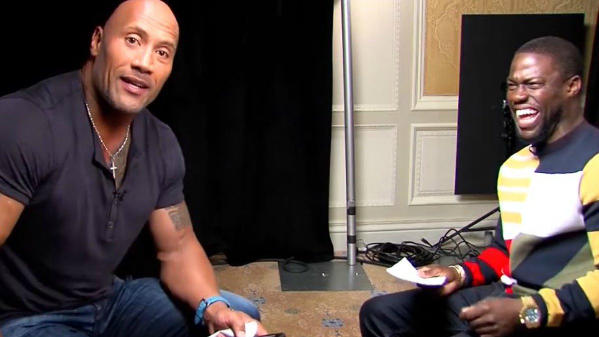 RT @etnow: .@TheRock & @KevinHart4real impersonating each other is the Friday pick-me-up you need. ???? https://t.co/Pd3mVW2DDX https://t.co/D…