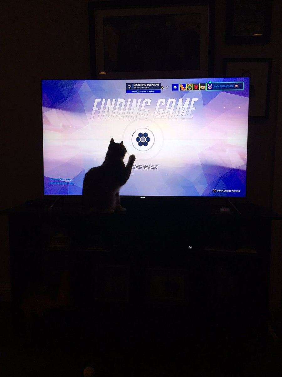 Just waiting for a game! @PlayOverwatch @TysonSullivan @GrizzlyReptar @crailus https://t.co/6OYJC7H2PM