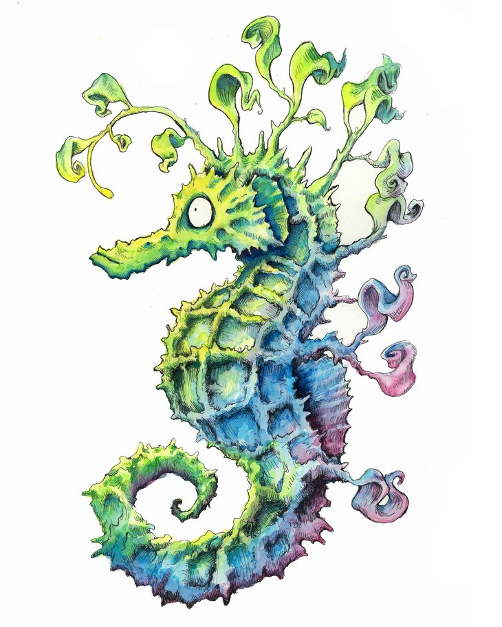 RT @hitRECord: This watercolor seahorse is our new spirit animal - https://t.co/OCURCIwFQV https://t.co/WwMOLPqLtR