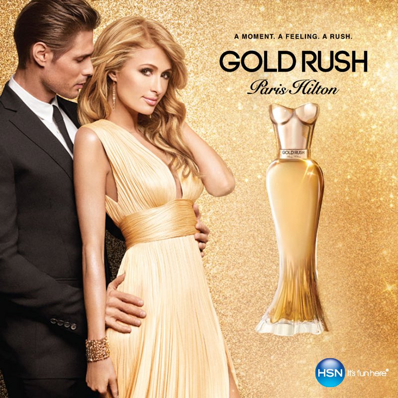 Obsessed with my new fragrance #GoldRush! ???? The scent is amazing! Loves it! ???????? #ParisxHSN https://t.co/zYpFxtov7F https://t.co/eU6mNqo3E0
