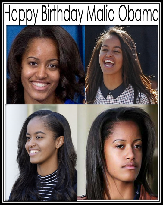 Malia Obama’s Birthday Celebration | HappyBday.to