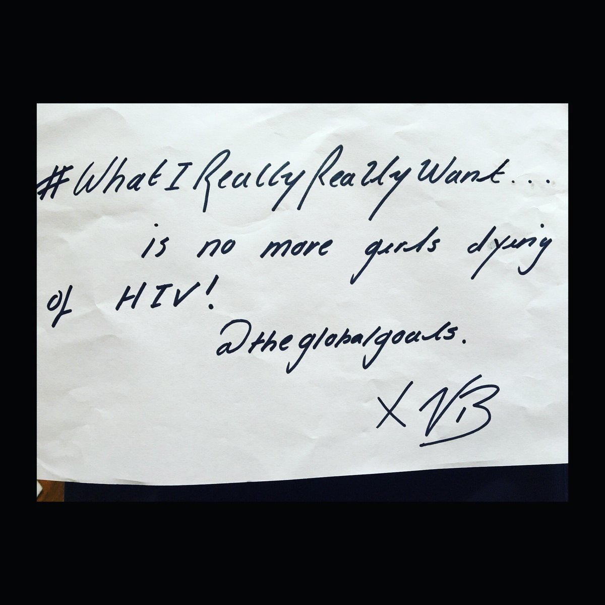 #WhatIReallyReallyWant is no more girls dying of HIV @TheGlobalGoals X vb https://t.co/mFza6cHyBx