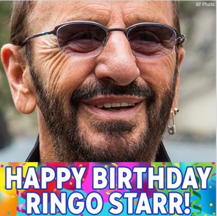 Ringo Starr’s Birthday Celebration | HappyBday.to