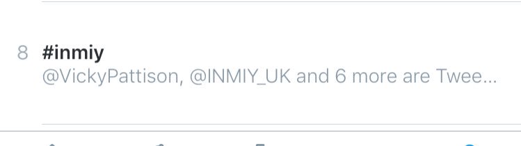 Thanks Twitter #Inmiy Trending ???????? https://t.co/YJZuoTf9nn