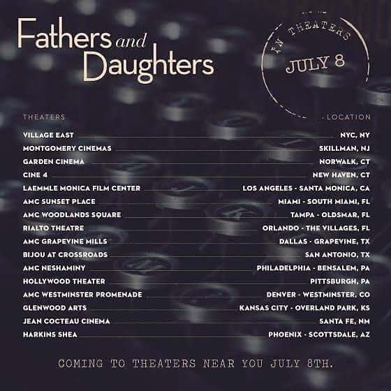 RT @fadmovie2016: We're so excited for you to see #FathersAndDaughters TOMORROW!! Tickets: https://t.co/eZZBanAzku #RussellCrowe https://t.…