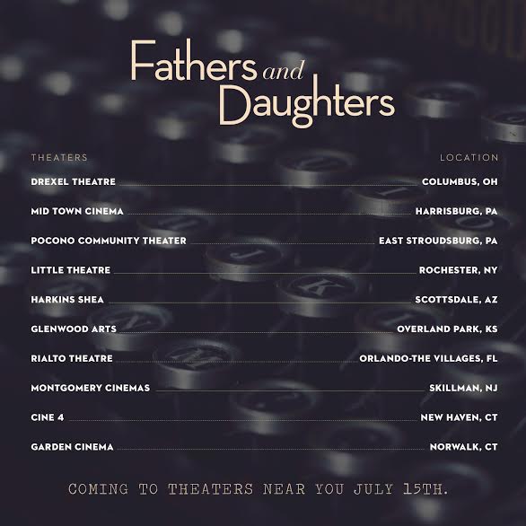 RT @fadmovie2016: You can still catch #FathersAndDaughters w/ @russellcrowe& @AmandaSeyfried TONIGHT! Tickets: https://t.co/eZZBanSaJ4 http…