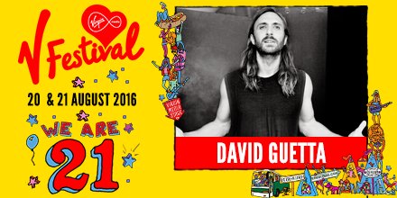 RT @vfestival: So excited to party in the fields with @davidguetta! ????????☀ #V21st https://t.co/hW8wAEl7mM