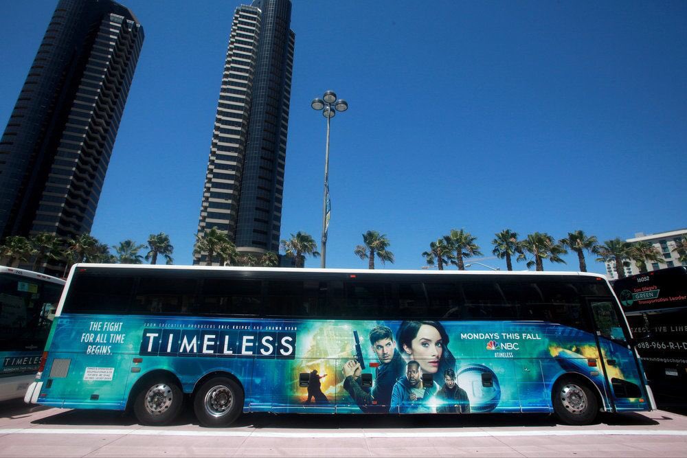 need a ride to #ComicCon? @nbctimeless ???????? https://t.co/6dUZBlFw41