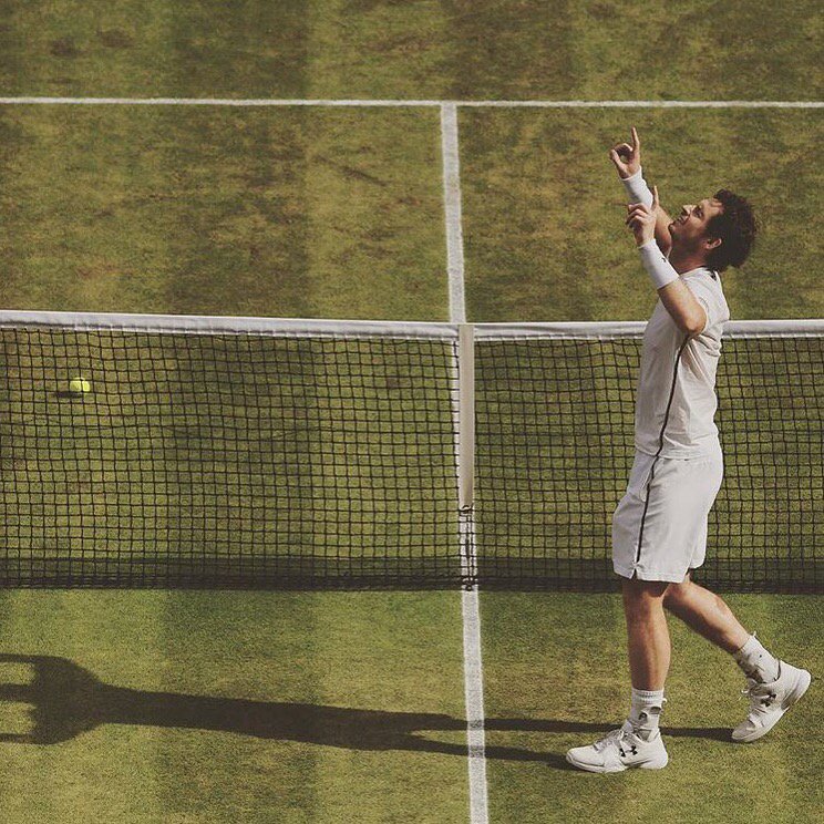 Gaun yersel laddie! So proud of my man @andy_murray's win this morning. What a great day for Scotland. @Wimbledon https://t.co/BjPCvkDCZX