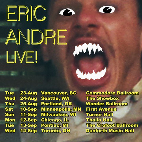 RT @ericandre: I'm bringing the show on tour this summer. Get tickets & watch me destroy venues

https://t.co/JVsseHjFqo https://t.co/ZTuT1…