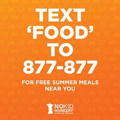 Summer is the hungriest time of year for kids in need. Help @nokidhungry connect kids with healthy food. Text: https://t.co/WT0xBlNts1