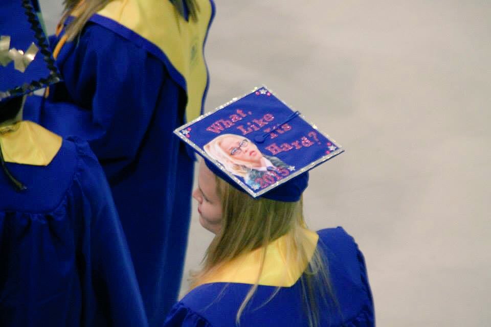 RT @sundance_kid13: @RWitherspoon my graduation cap from last year! ???????? #LegallyBlonde15 #WhatLikeItsHard? https://t.co/uZaaOjZu7b