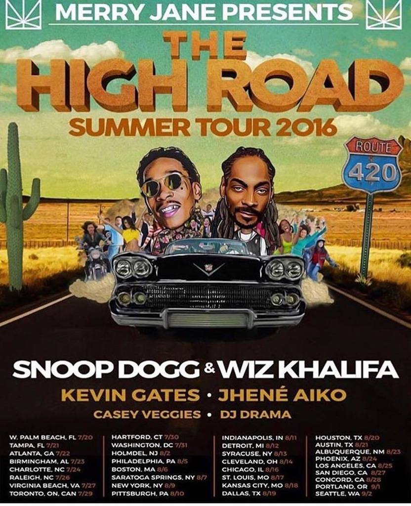 #Repost @prworks_us
・・・
Make sure you check out @wizkhalifa and @snoopdogg's #HighRoadTour… https://t.co/lpR2xVax8s https://t.co/ufLUAxzyzQ