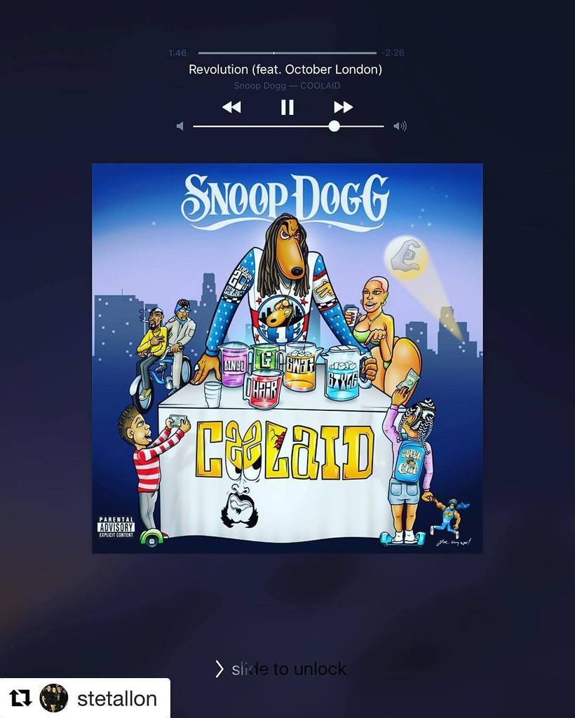 #COOLAID ✊????????✨ out now everywhere. Go get it. Link n bio

#Repost @stetallon
・・・
Yes snoop … https://t.co/i3Ctjq13wj https://t.co/QeHQmlm3Qk