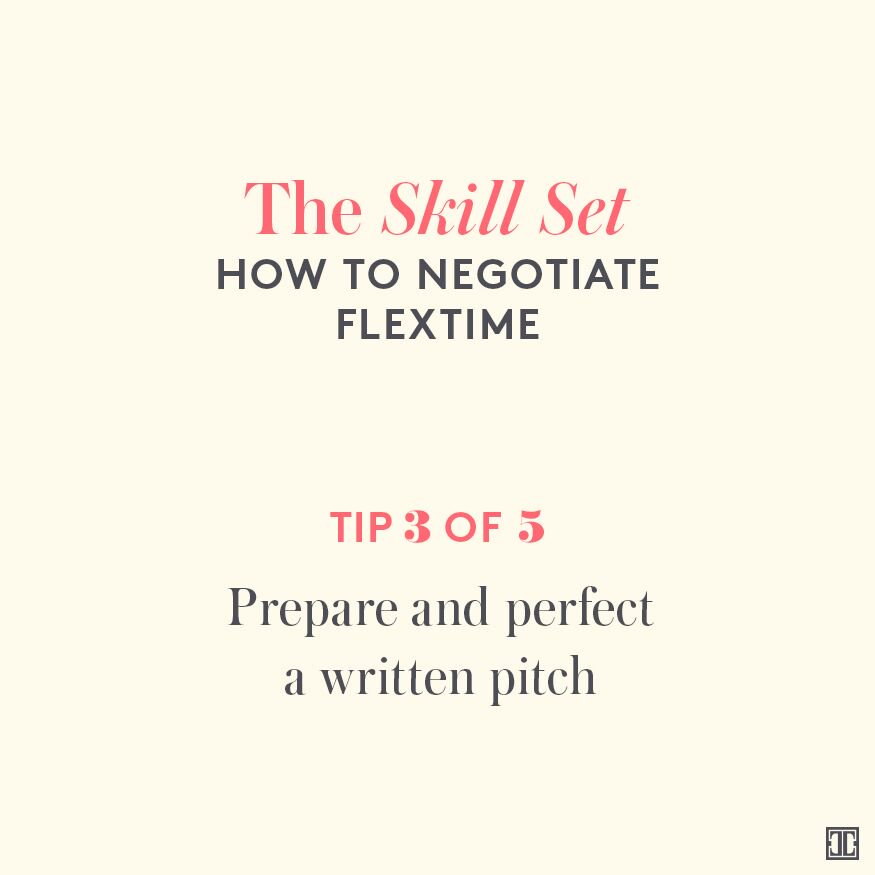 #TheSkillSet: How to negotiate #flextime: https://t.co/EhZ1QaNOYW #womenwhowork #careeradvice #worktips https://t.co/A7x2Gl6HXl
