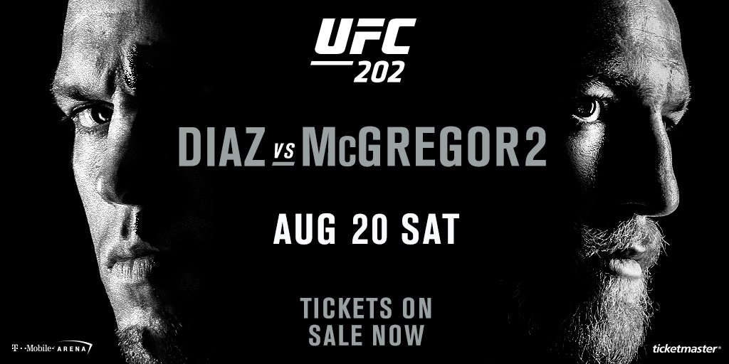 RT @ufc: You will NOT want to miss #UFC202 at the @TMobileArena! Tickets are on-sale RIGHT NOW! https://t.co/0NluE28Pbx https://t.co/CaDqbo…