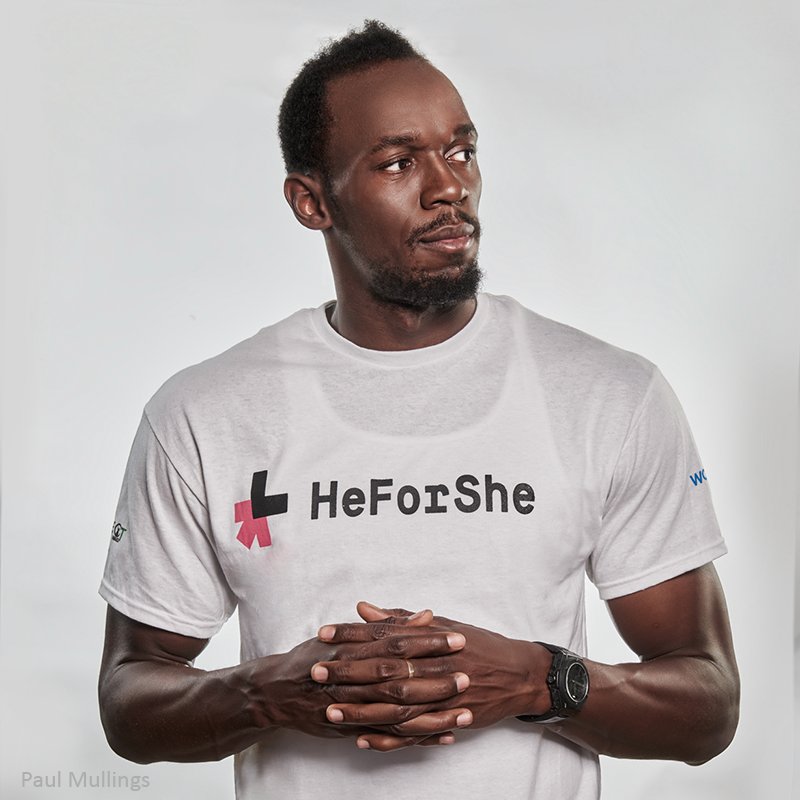 RT @HeforShe: The fastest man in the world is #HeForShe! @usainbolt  https://t.co/IMxwnsFKsB https://t.co/S5c52M2cpE