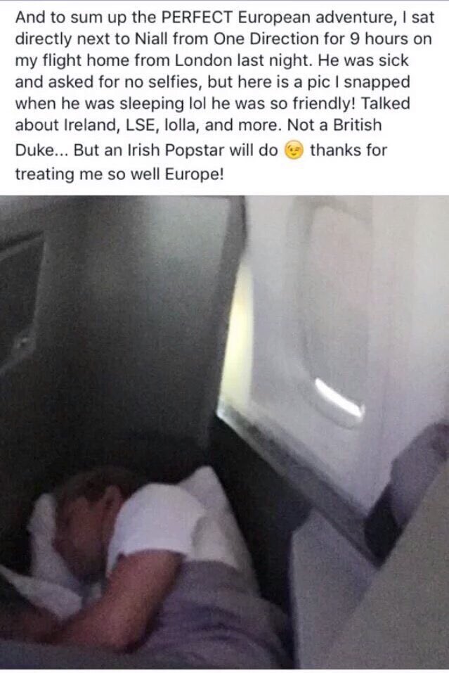 RT @NiallOfficial: I think this shit is unreal. I mean if you can't sleep on a plane without people taking photos of you,what can u do http…