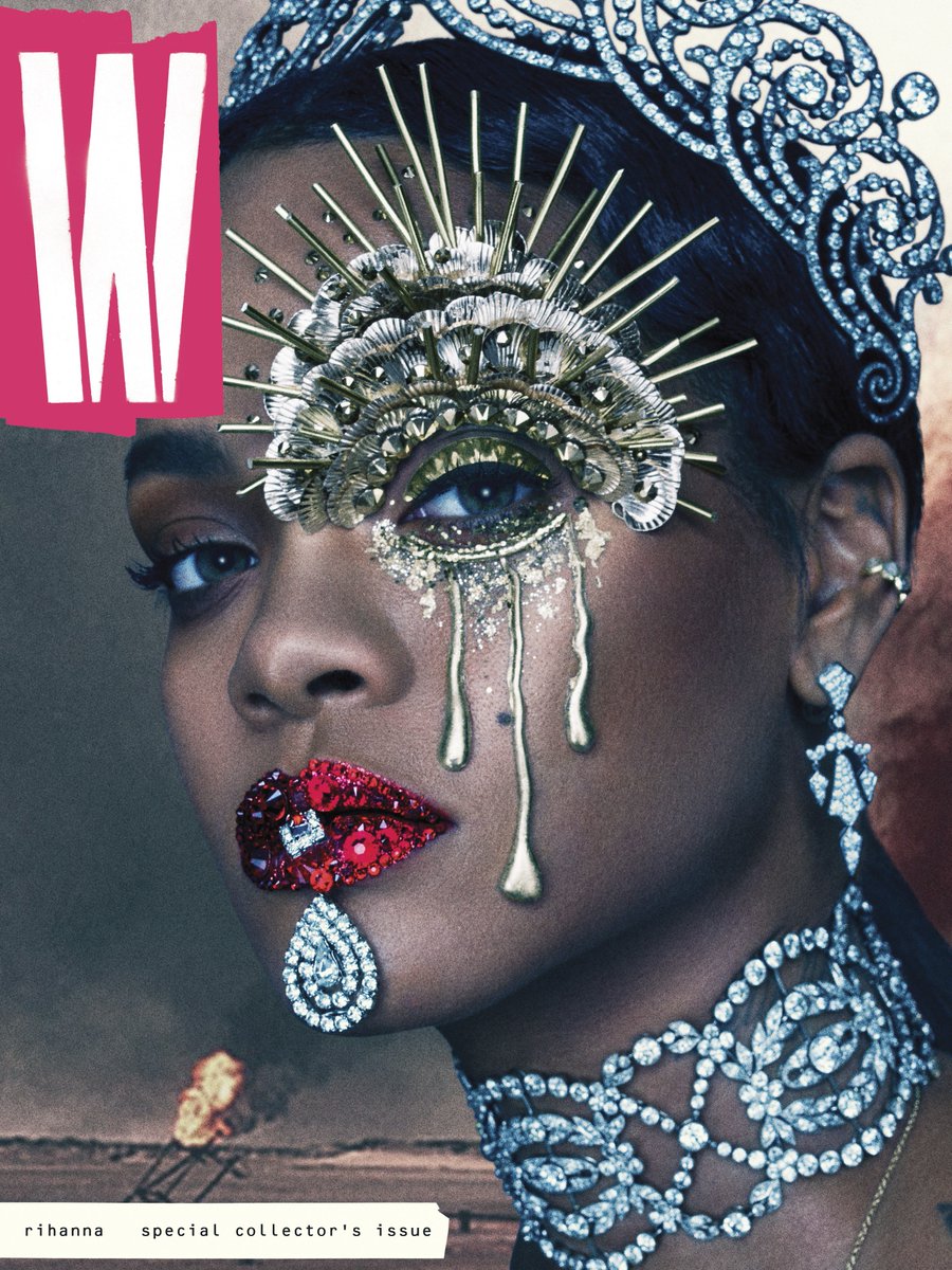 RT @wmag: It's here. @Rihanna reigns as the last woman on earth on the cover of W's September issue: https://t.co/5llNism4MK https://t.co/u…