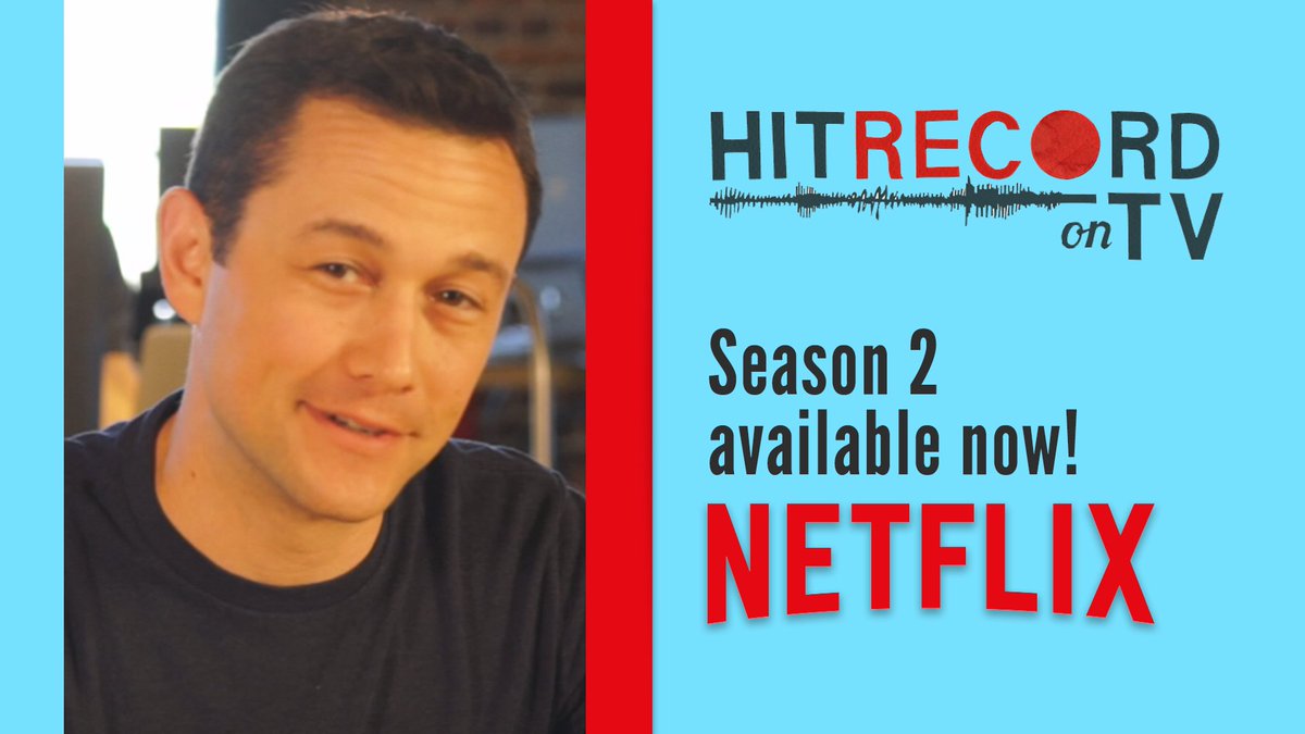 I've got some pretty cool news — Season 2 of #HITRECORDonTV is streaming NOW on @netflix! https://t.co/qVj4nAOYEu https://t.co/dR9lnR2Xsq