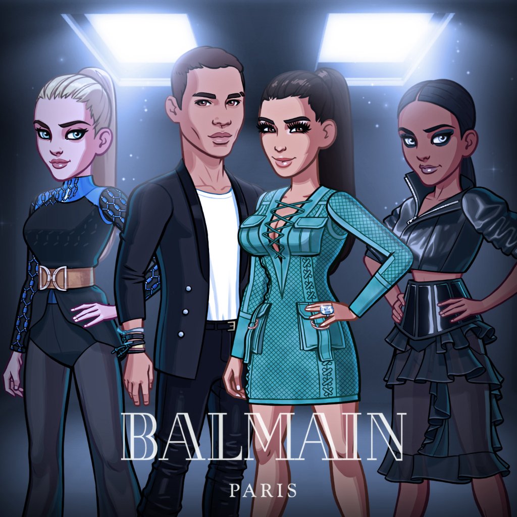So excited to have Balmain’s Spring/Summer 2016 collection in the #KimKardashianGame! https://t.co/snIpN4FoEO