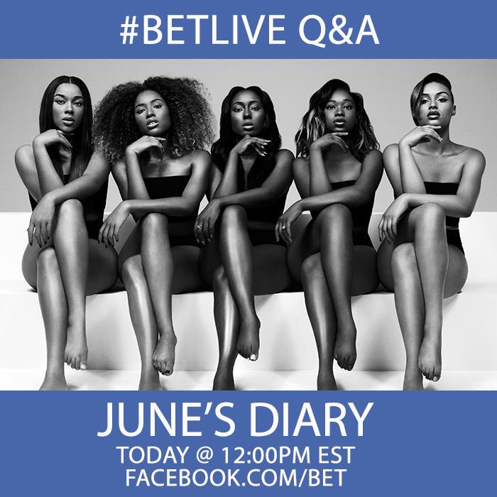 RT @BET: .@junesdiary will be in the office today and we are going #BETLive! Leave your questions below! https://t.co/RFH0XZY6X3