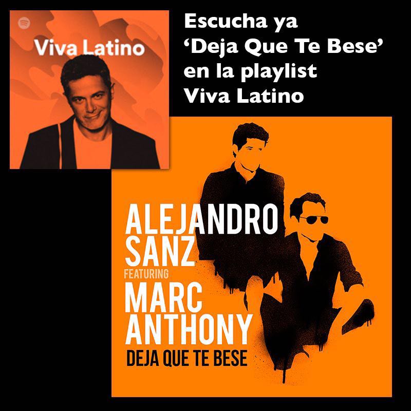 RT @AlejandroSanz: Un gusto estar presente con #DejaQueTeBese! https://t.co/LAeW74Sszn #VivaLatino en @Spotify https://t.co/8KK2XQIf9B