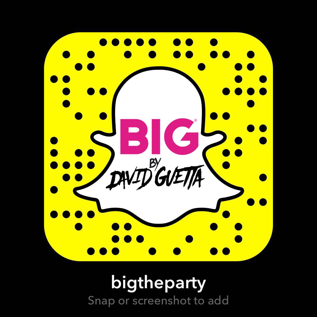 RT @BIGtheparty: We are on snapchat! Add us to watch @davidguetta´s @BIGtheparty snaps direct from @ushuaiaibiza! #BIGtheparty https://t.co…