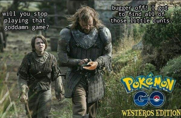 RT @WesterosWatch: Gotta catch em all #PokemonGO https://t.co/qB47CnvIXp