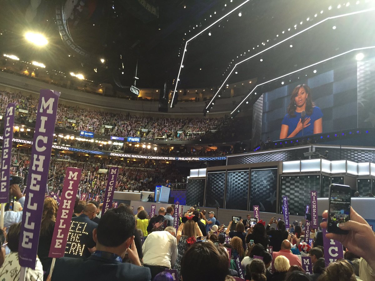 #MichelleObama #DemsInPhilly #DNCinPHL https://t.co/NnKmn7IIF4