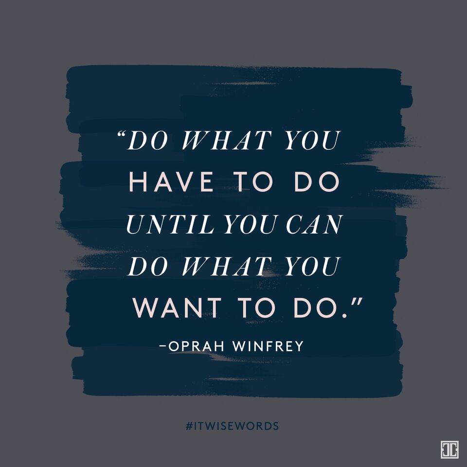 See more #ITwisewords: https://t.co/fjEE1ymH70 #wisewords #inspiration #quote @oprah https://t.co/qrxB0YArsz
