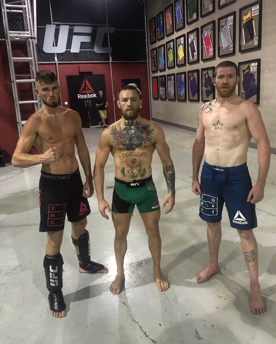 Sparring hard at the Ultimate Fighter Gym tonight. https://t.co/FdkvO9mJdF