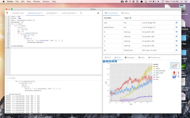 データ サイエンティスト のための新しい Python 環境 Rodeo がなかなかいい / Watch & try out python new IDE for data scientist