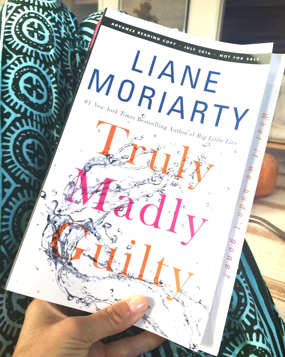 Attention #RWBookClub folks! So excited about this one ... #TrulyMadlyGuilty #LianeMoriarty
https://t.co/vlXFO3tcMI https://t.co/2kqQx6n4CV
