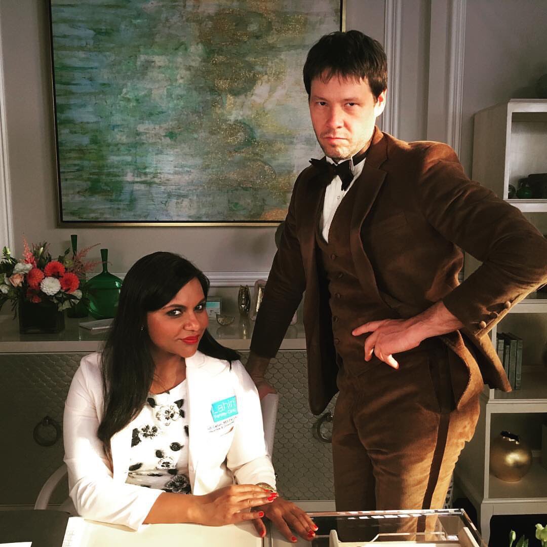 Just two cool cats obsessed with women's health. #TheMindyProject https://t.co/ENzDC7bkIJ