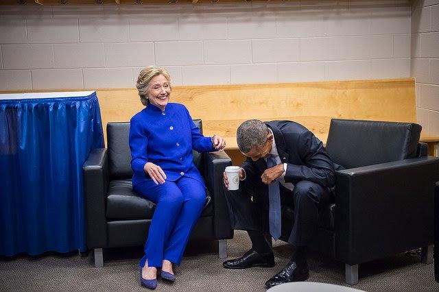 RT @toddfasen: Great pic of Hillary and Obama hanging out after their SVA show at #DCM18 https://t.co/M7HXuAVcWz